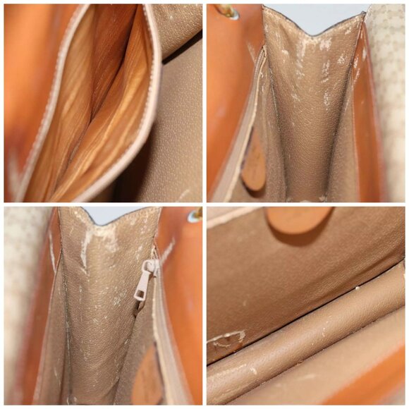 CELINE Macadam Canvas Hand Bag Beige Auth - Picture 16 of 16